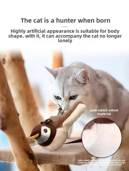 Interactive Catnip Bird Toy