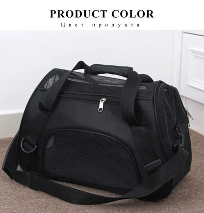 Foldable Mesh Pet Carrier Handbag