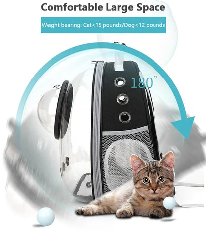 Clear Capsule Pet Backpack