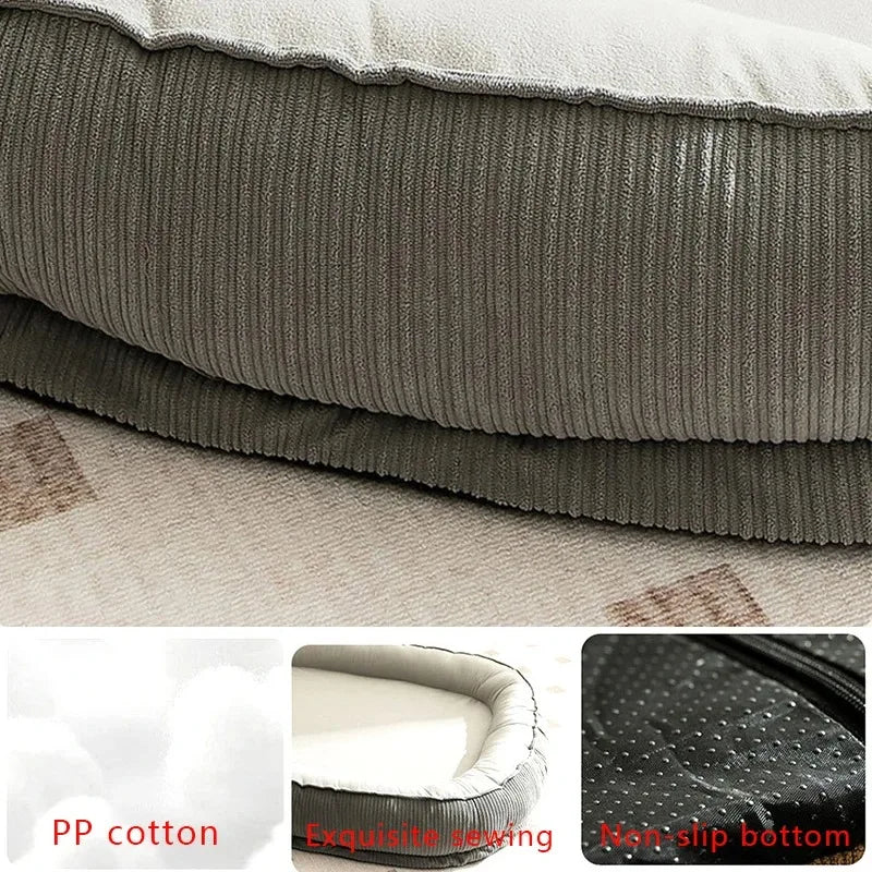 Plush Pet Bed Basket