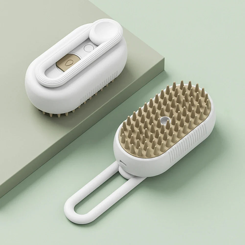 USB Rechargeable Pet Steam Brush