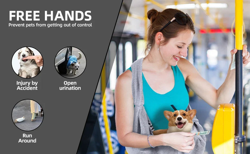 Cotton Crossbody Pet Sling