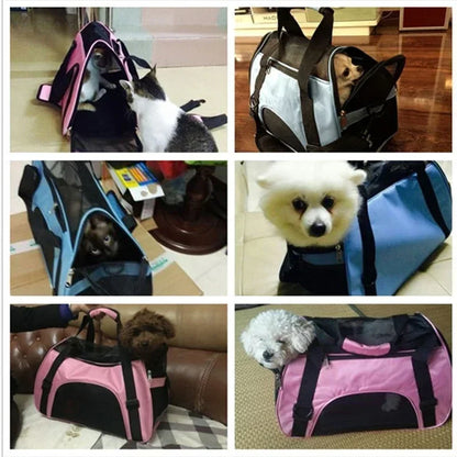 Foldable Mesh Pet Carrier Handbag