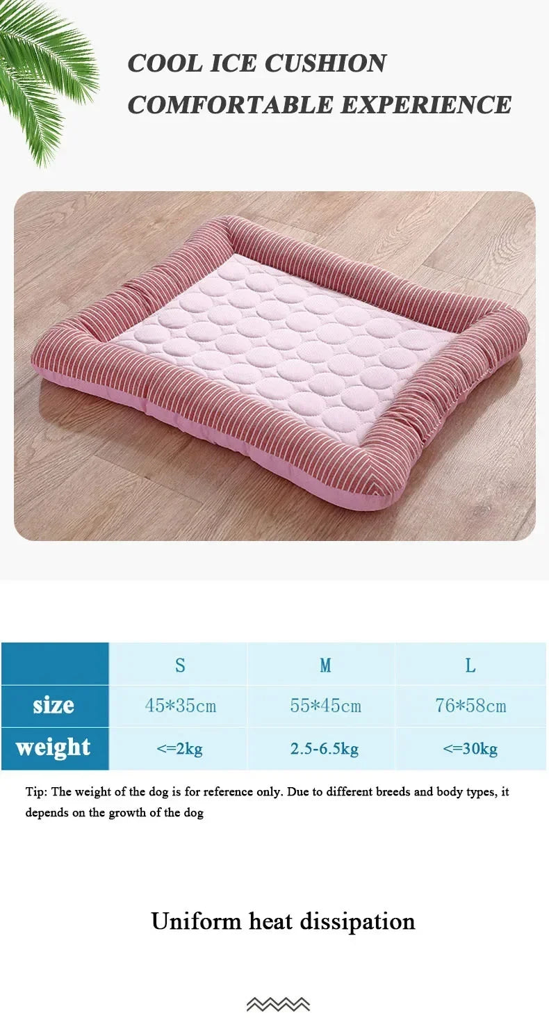 Cooling Ice Silk Pet Mat