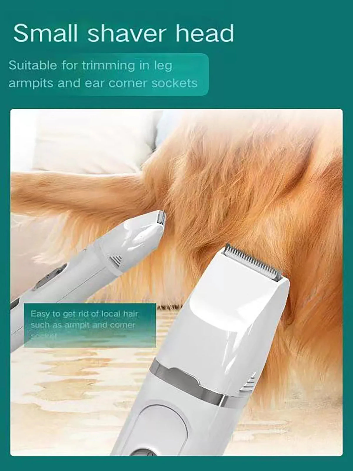 Silent Rechargeable Pet Clipper