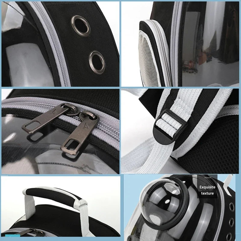 Clear Capsule Pet Backpack