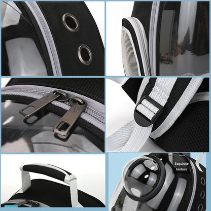 Clear Capsule Pet Backpack