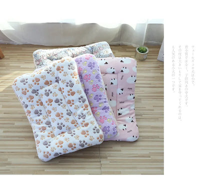 Double-Sided Plush Pet Mat