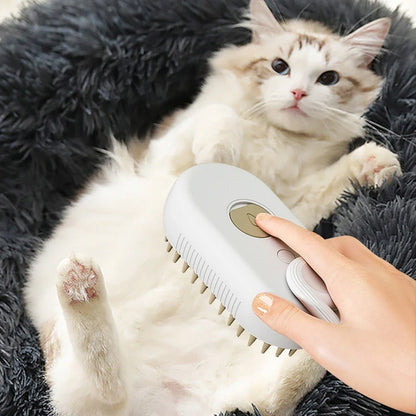 USB Rechargeable Pet Steam Brush