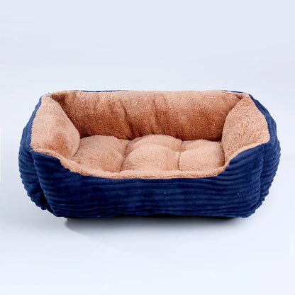 Square Plush Calming Pet Bed