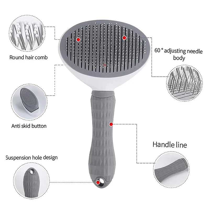 Long-Hair Pet Grooming Comb