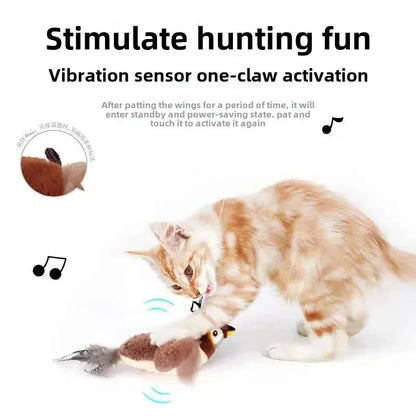 Interactive Catnip Bird Toy