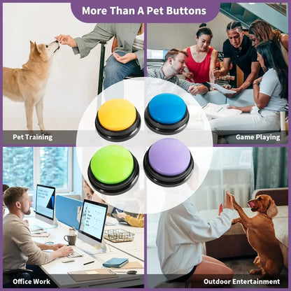 Talking Dog Voice Buttons Set