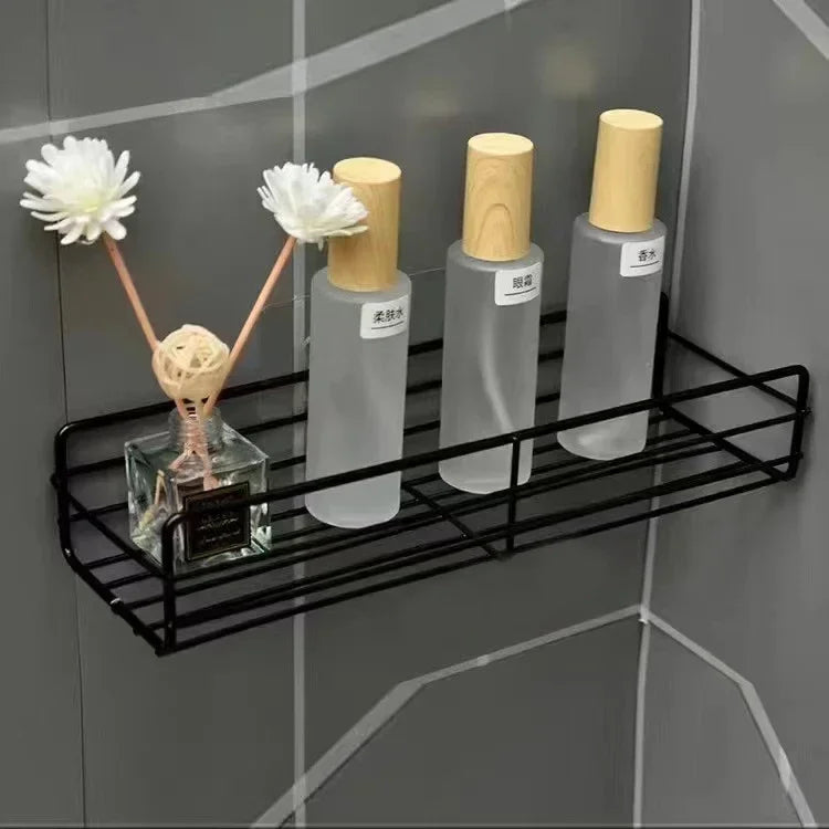 Wall-Mounted Grooming Supplies Shelf