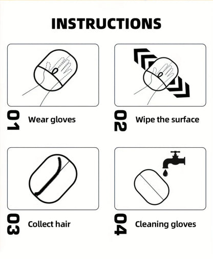 Deshedding Pet Grooming Gloves