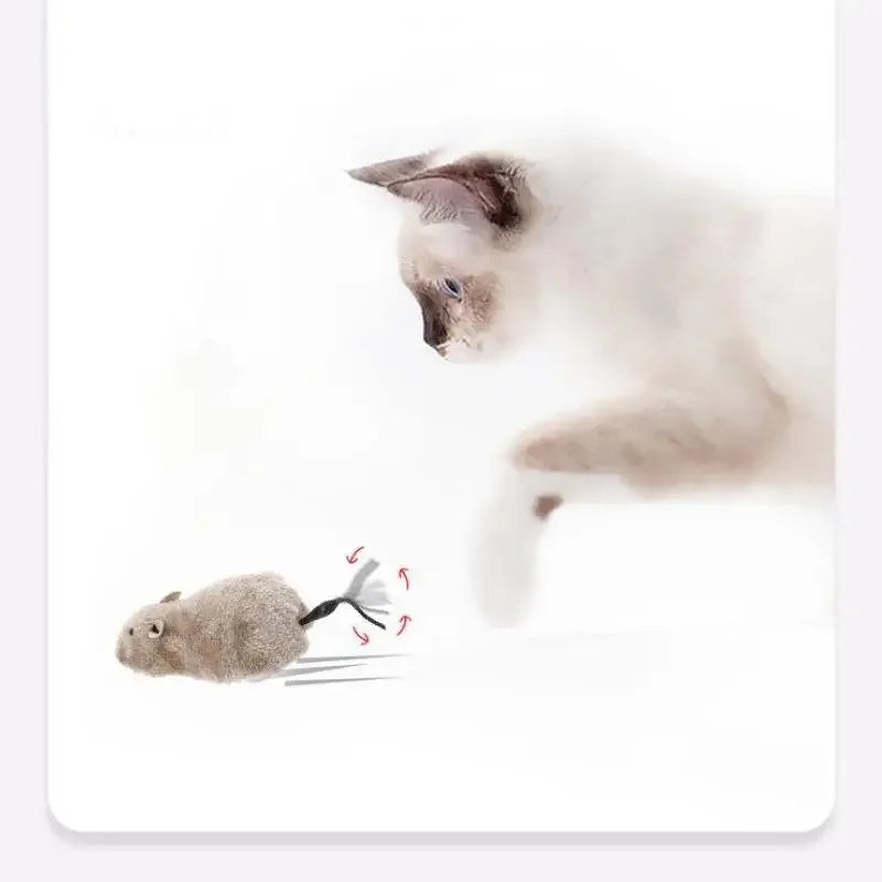 Plush Running Mouse Toy