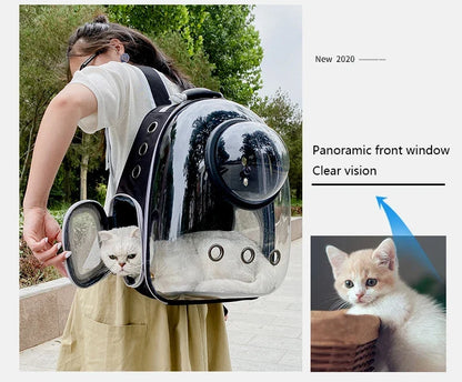 Clear Capsule Pet Backpack