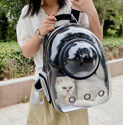 Clear Capsule Pet Backpack