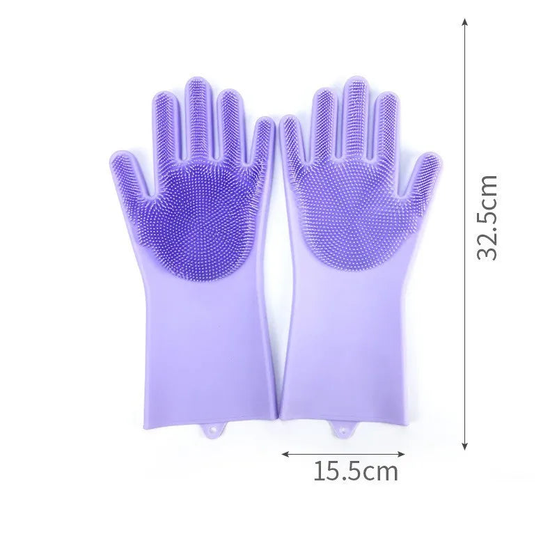Silicone Pet Bath & Grooming Glove