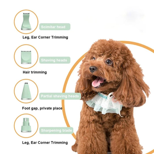 4-in-1 Electric Pet Grooming Kit