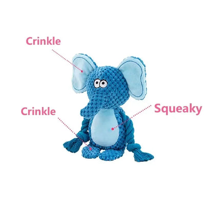 Tough Plush Squeaky Dog Toy