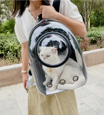 Clear Capsule Pet Backpack
