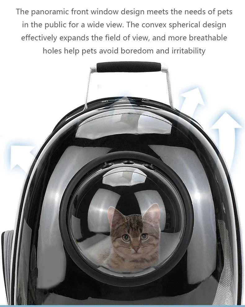 Clear Capsule Pet Backpack