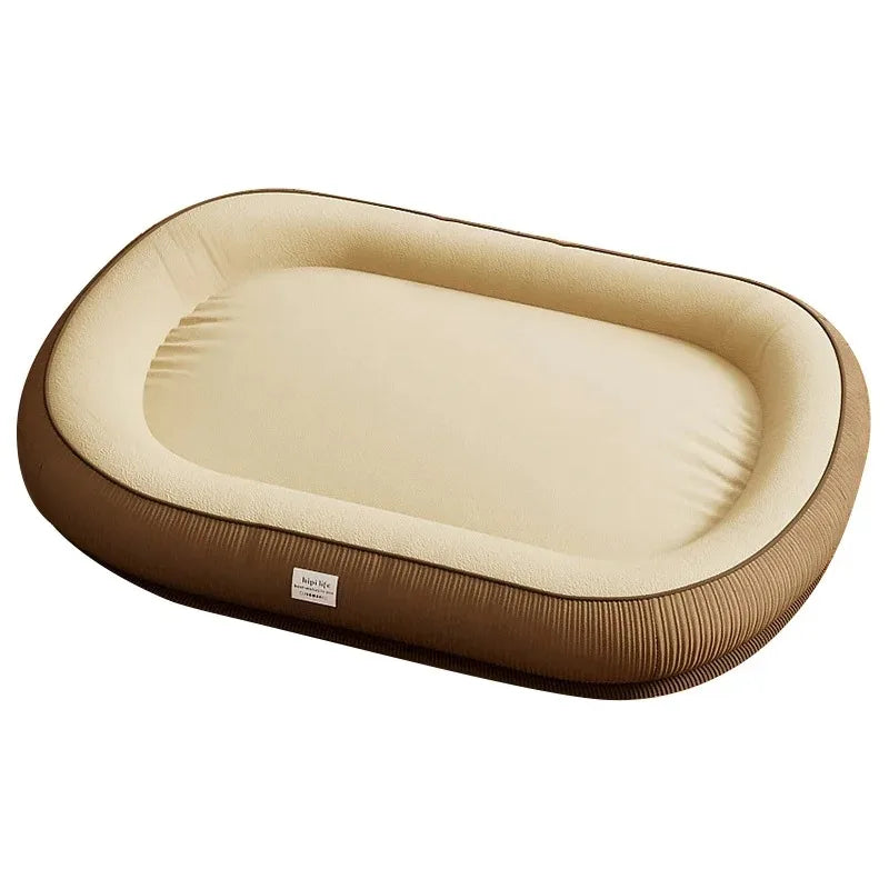 Plush Pet Bed Basket