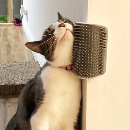 Wall-Mounted Cat Self-Groomer