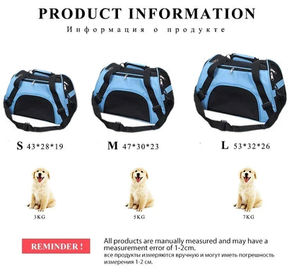 Foldable Mesh Pet Carrier Handbag