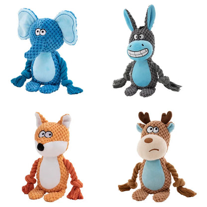 Tough Plush Squeaky Dog Toy