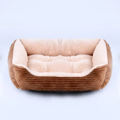 Square Plush Calming Pet Bed