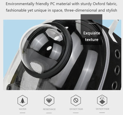 Clear Capsule Pet Backpack