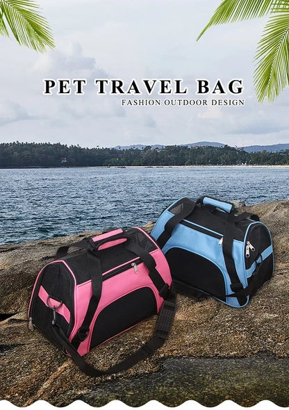 Foldable Mesh Pet Carrier Handbag