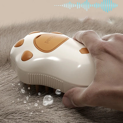 3-in-1 Pet Steam Grooming Brush