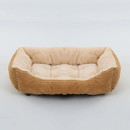 Square Plush Calming Pet Bed