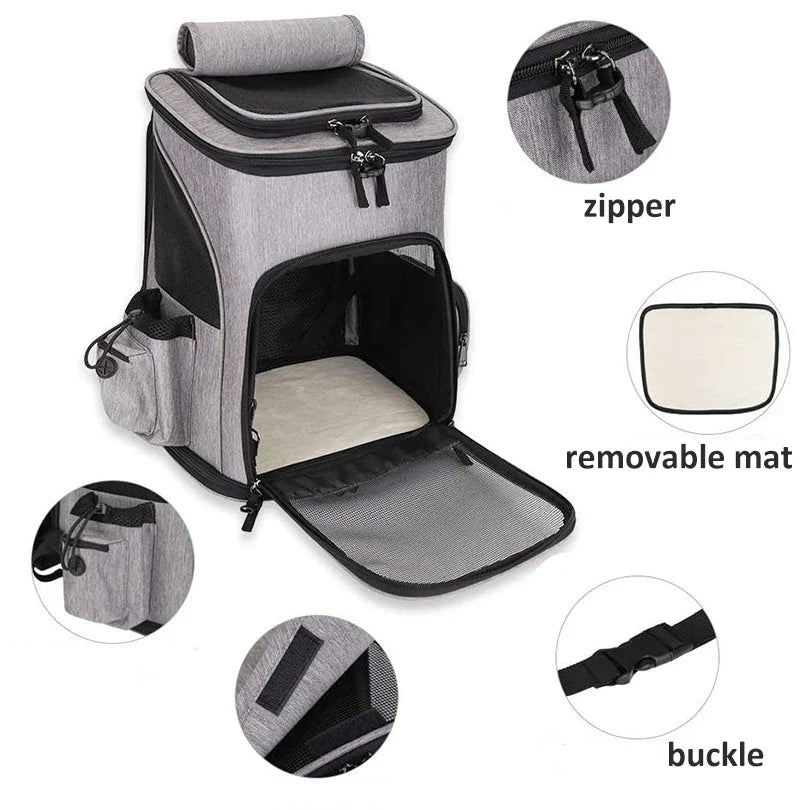 Expandable Pet Carrier Backpack