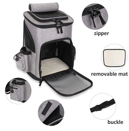 Expandable Pet Carrier Backpack