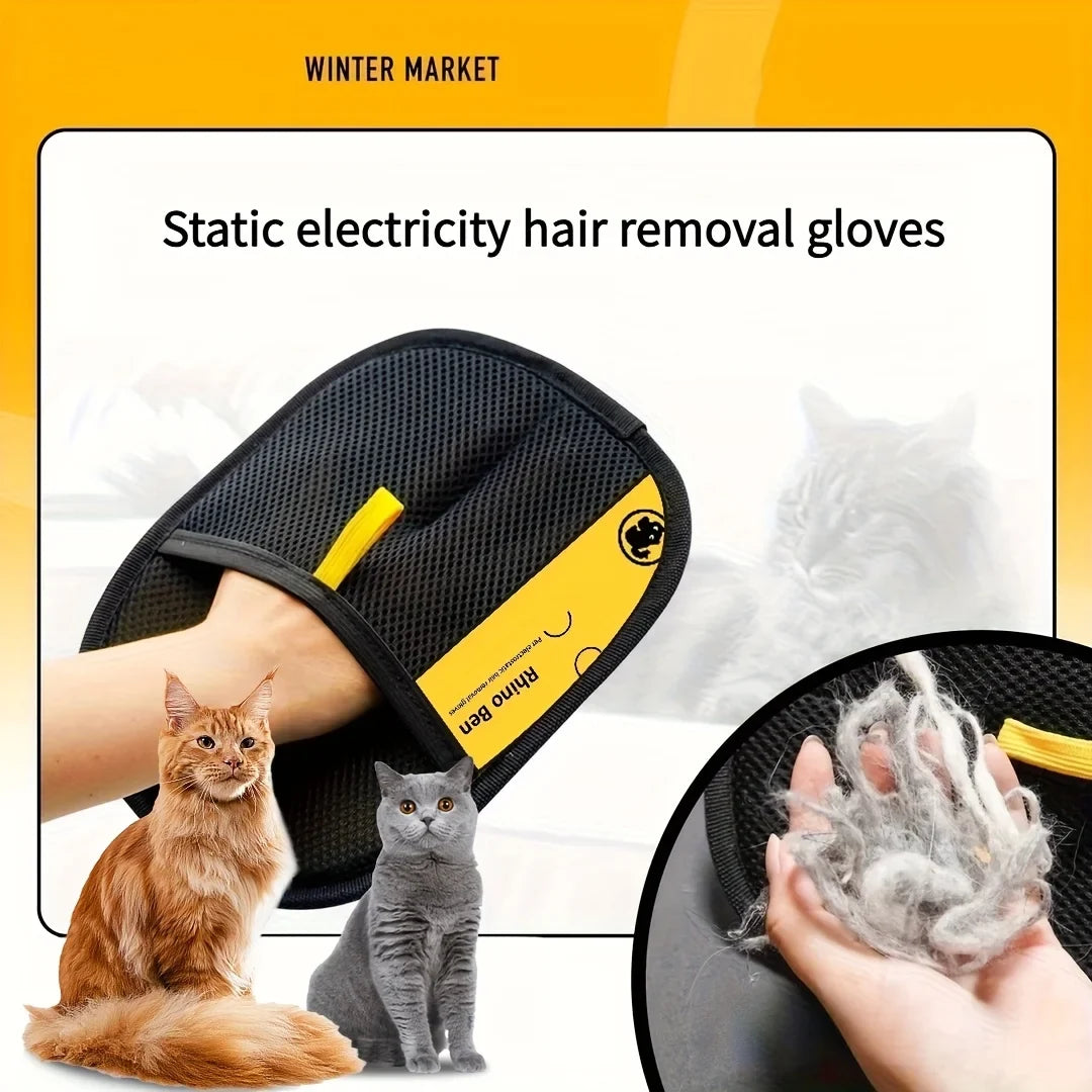Deshedding Pet Grooming Gloves