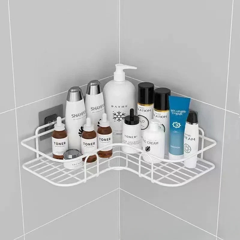 Wall-Mounted Grooming Supplies Shelf