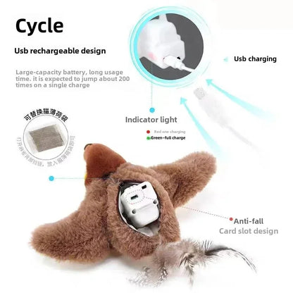 Interactive Catnip Bird Toy