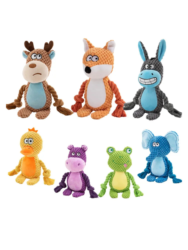 Tough Plush Squeaky Dog Toy