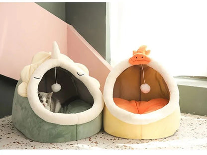Foldable Cartoon Pet Bed