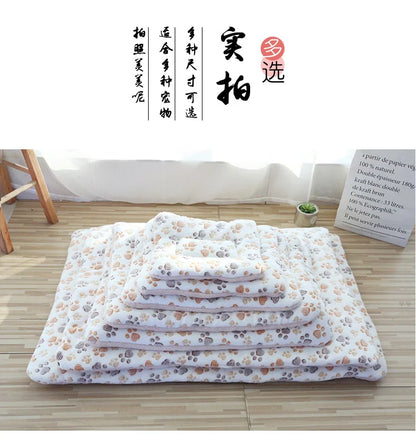 Double-Sided Plush Pet Mat