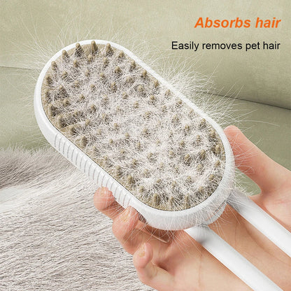 USB Rechargeable Pet Steam Brush