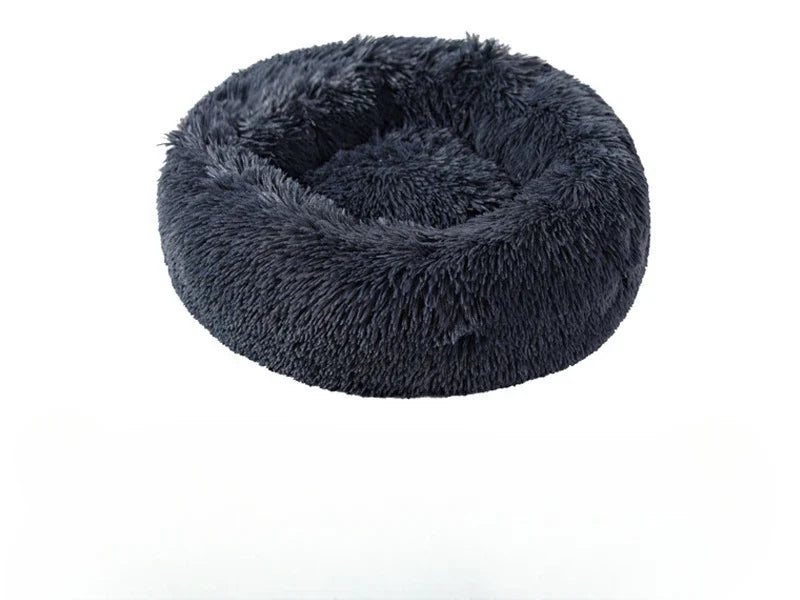 Round Plush Pet Nest Bed