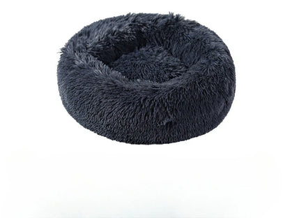 Round Plush Pet Nest Bed
