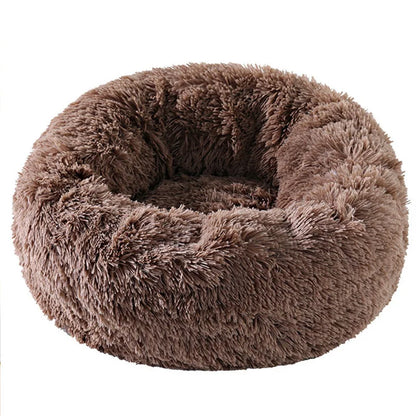 Round Plush Pet Nest Bed