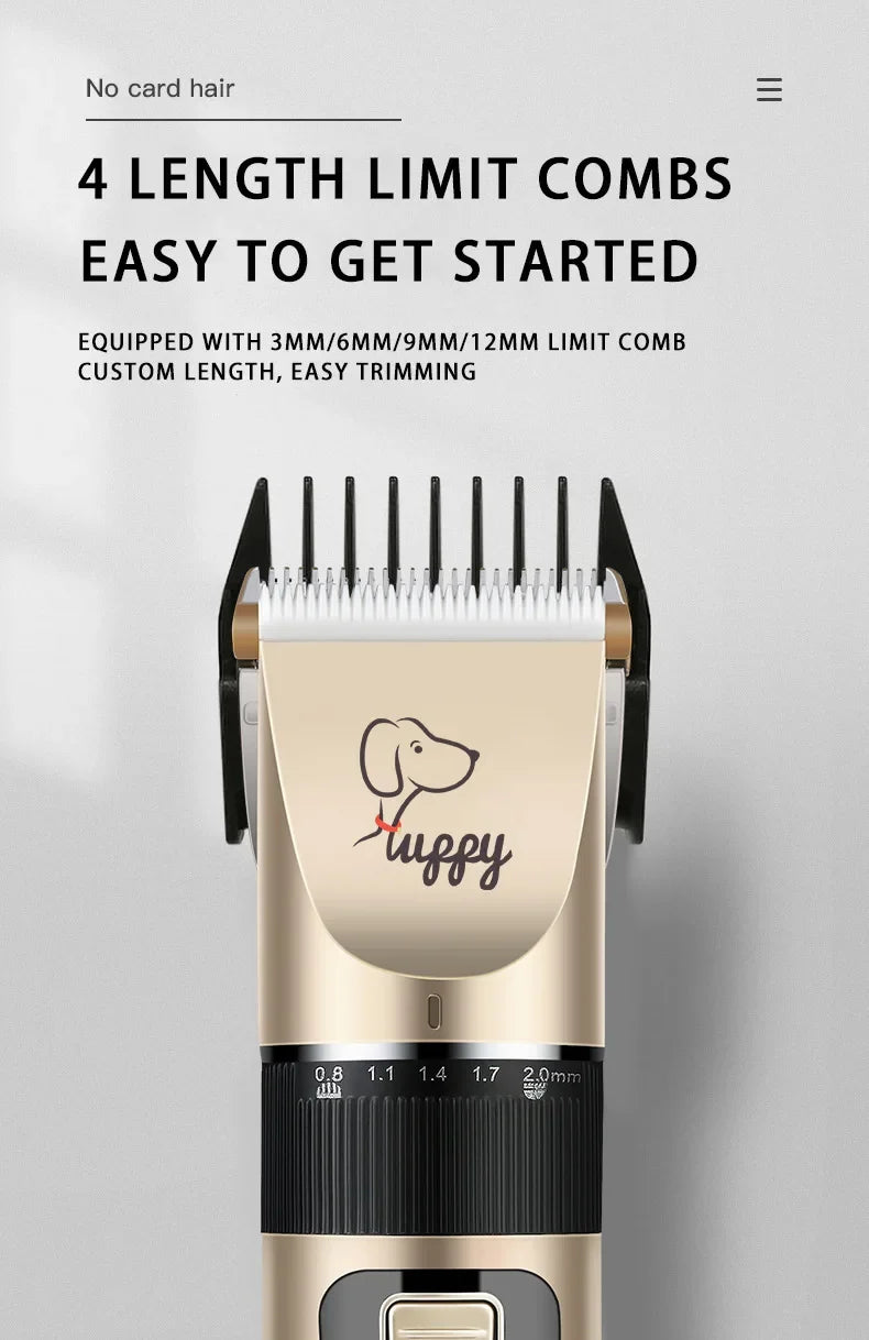 Electric Pet Grooming Clipper Kit