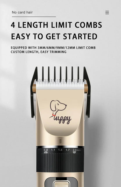 Electric Pet Grooming Clipper Kit